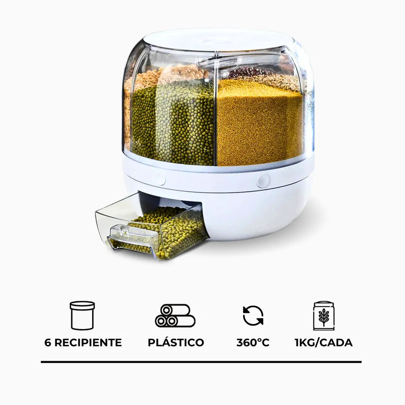 Dispenser De Alimentos Giratório